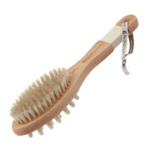 Dual Use Body Brush Natural Bristle